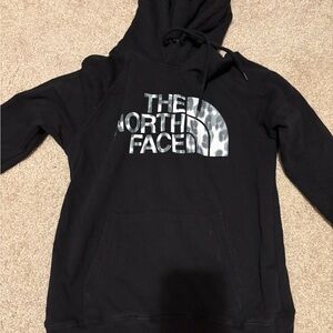The North Face Black and Gray Camo Hoodie
